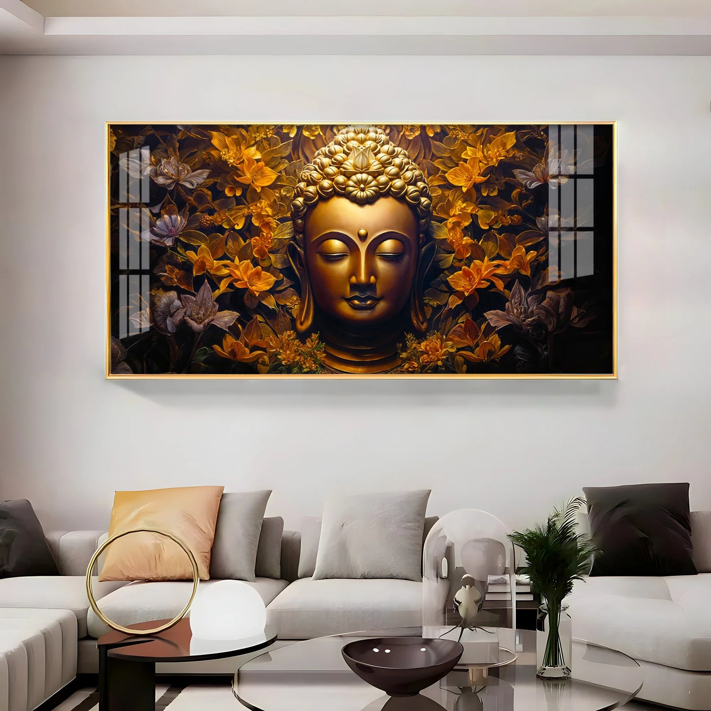 Zen Living Masterpiece Premium Acrylic Horizontal Wall Art