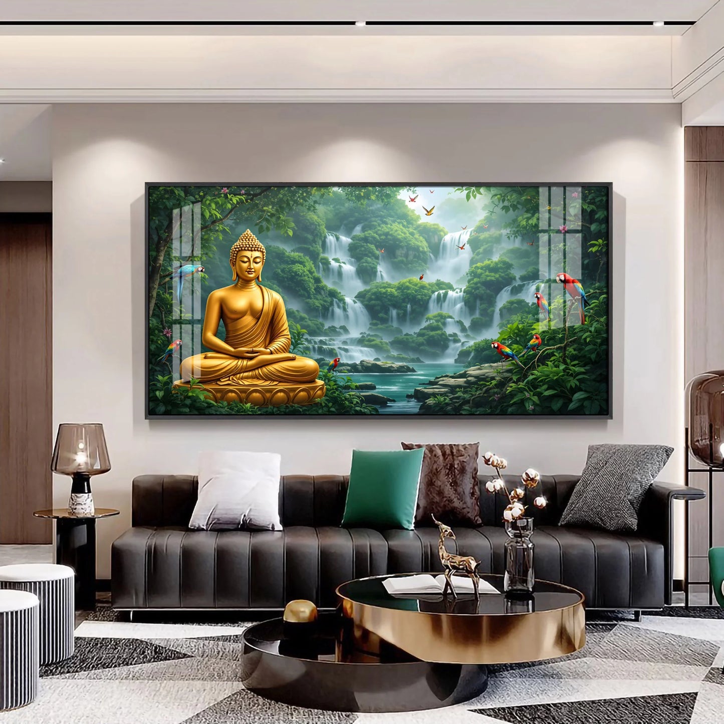 Ascendant Buddha Vision Premium Acrylic Horizontal Wall Art