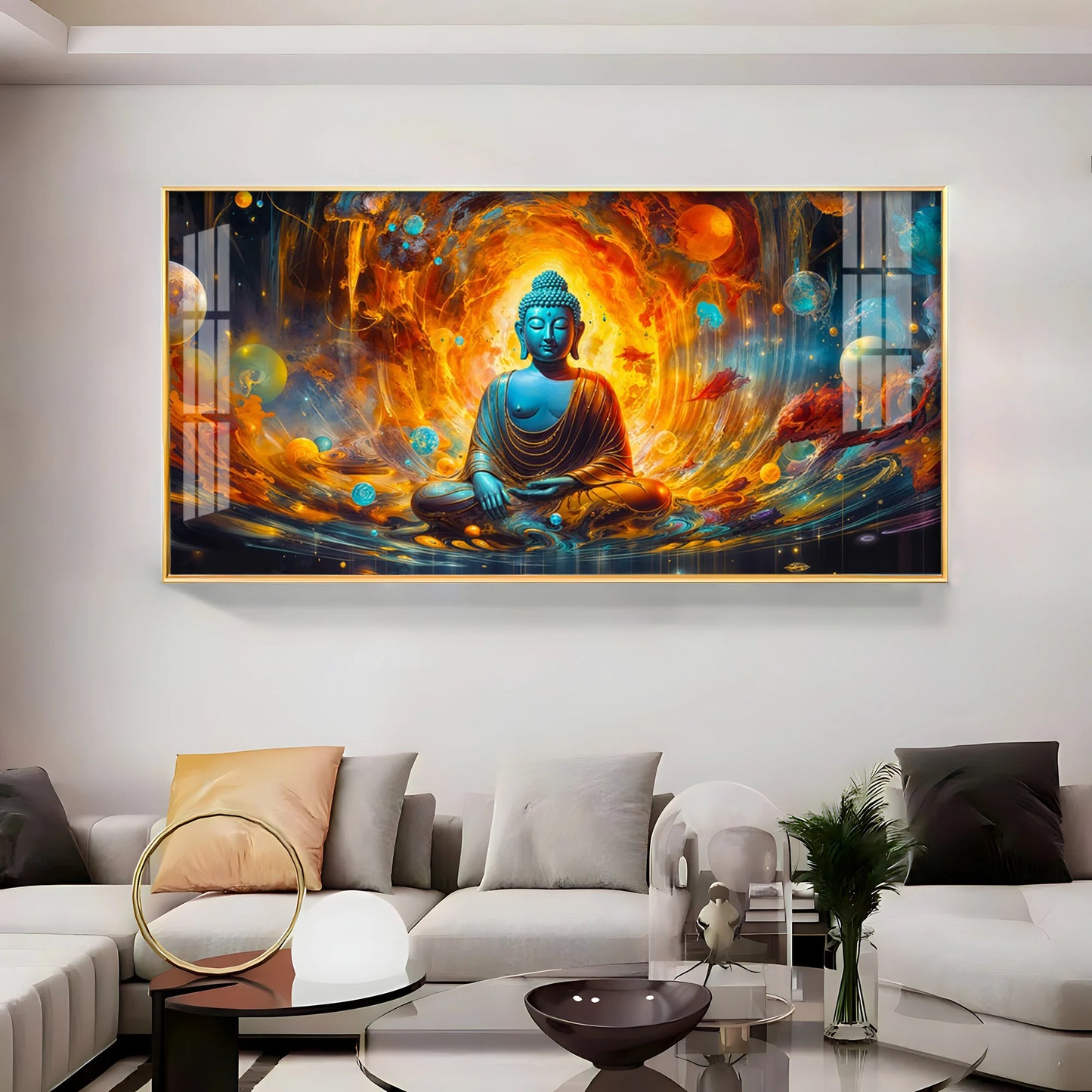 Inner Peace Canvas Premium Acrylic Horizontal Wall Art
