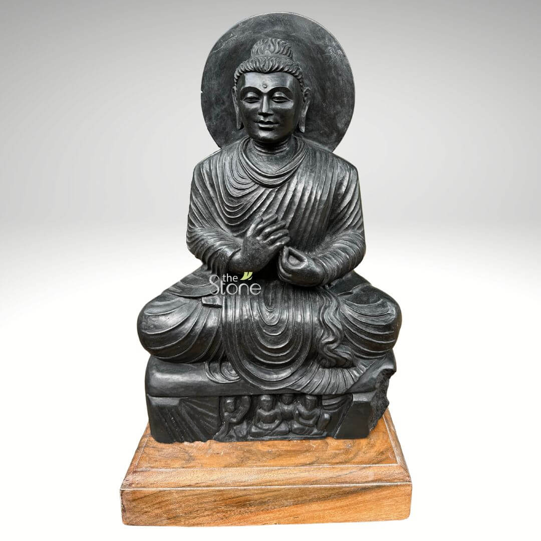 Seated Buddha From Gandhara 20″