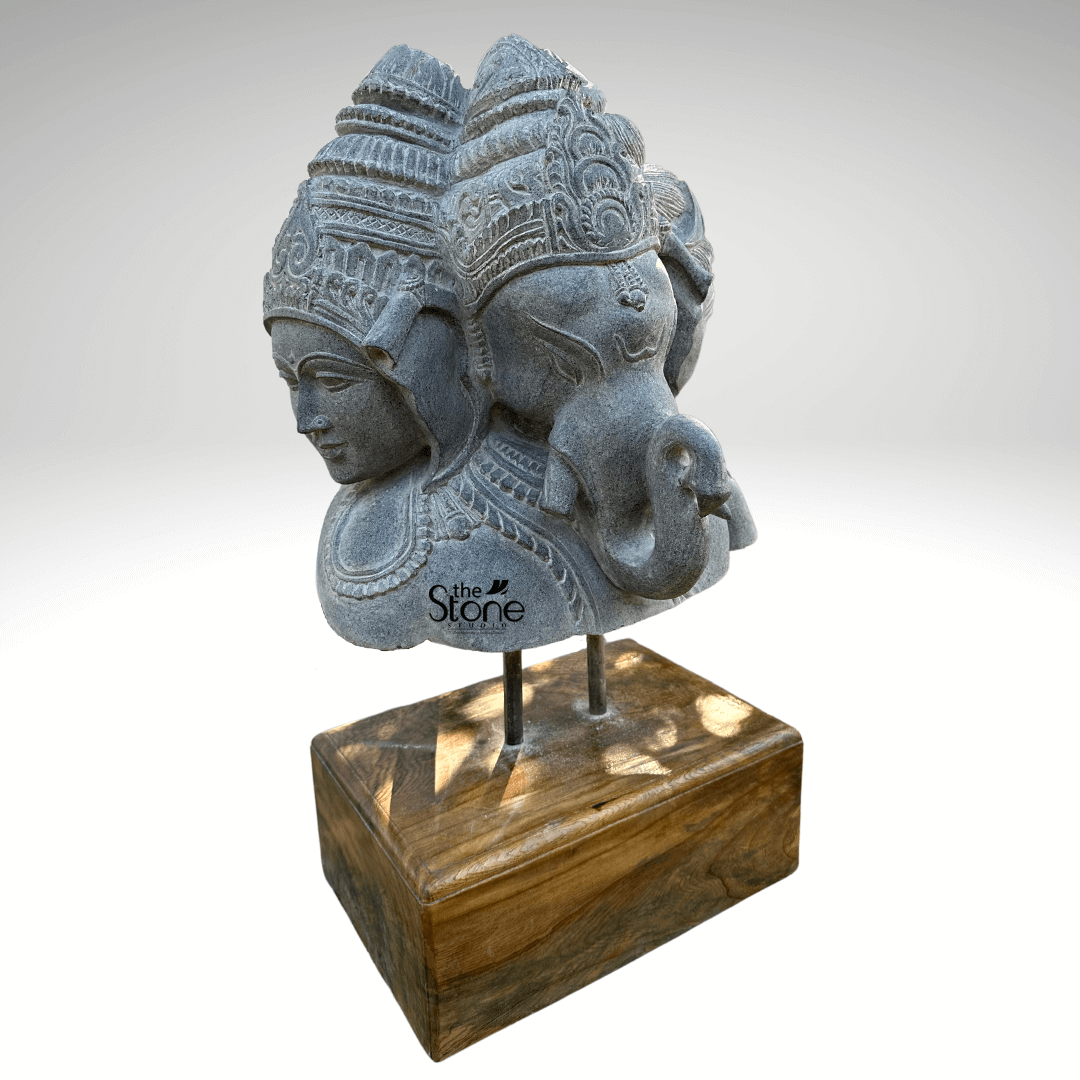 Shiv Parvati Ganesh Murti 30″