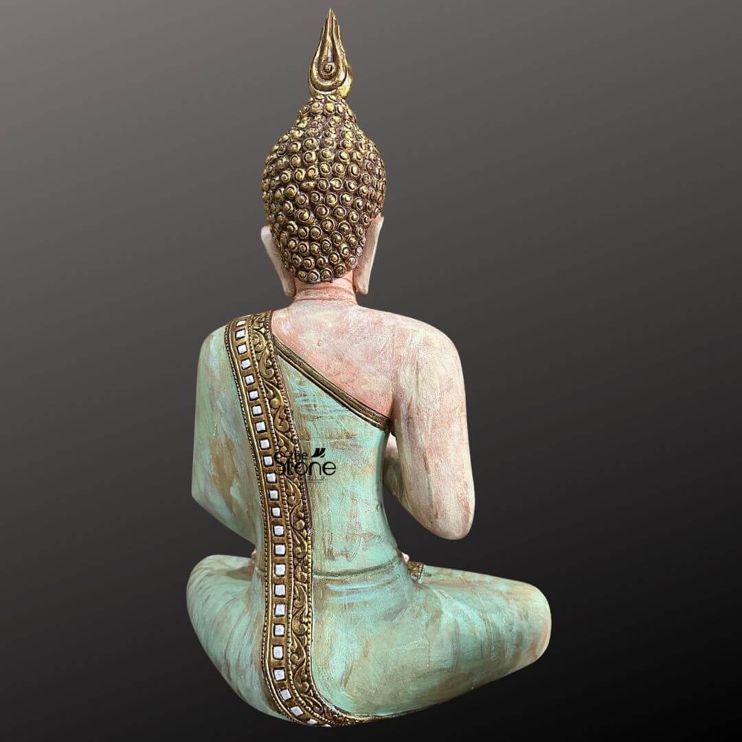 Wood Buddha Statue For Home Decor 2ft