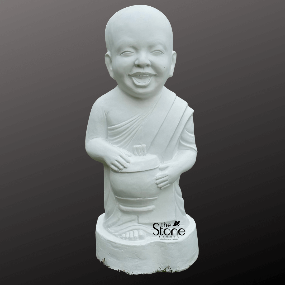 Laughing Buddha Baby Monk Statue 1.5ft