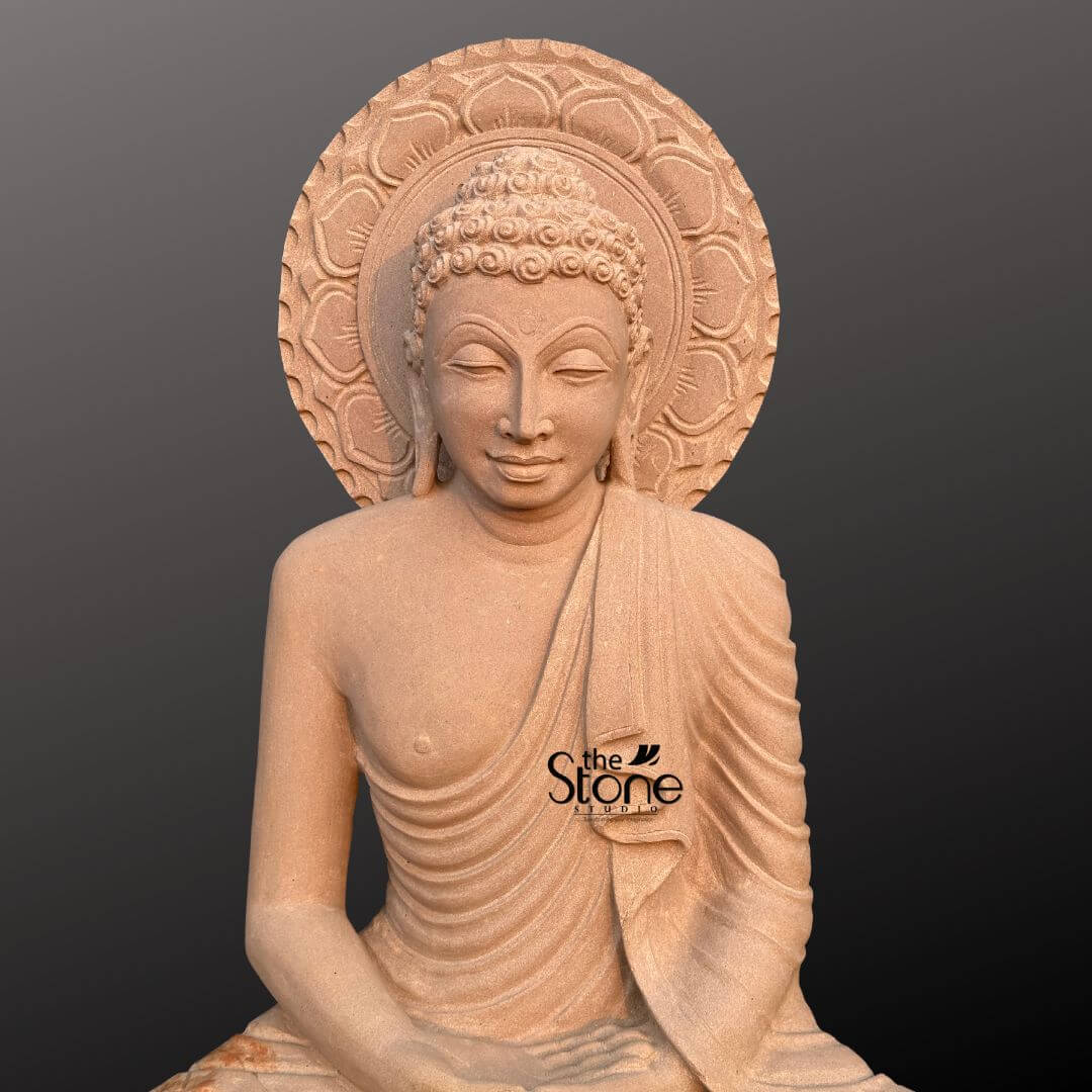 Stone Buddha Garden Statue 3.5ft