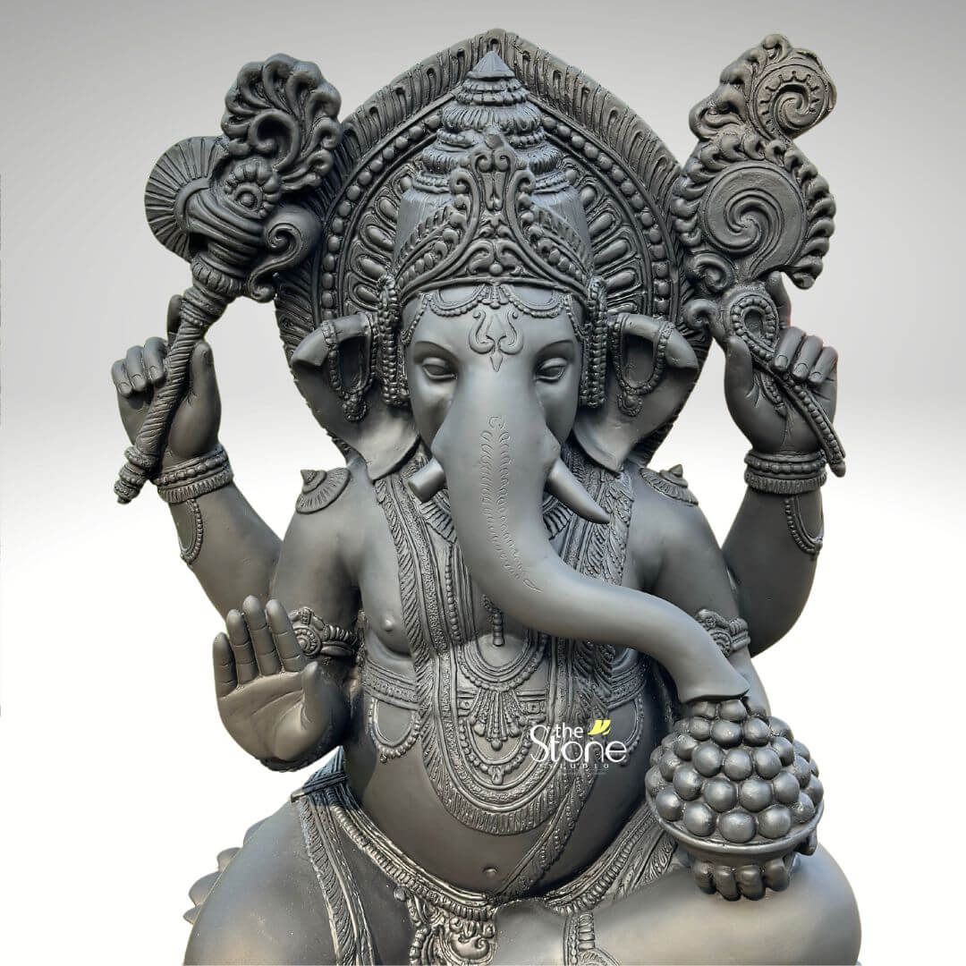 Fiber Ganesha Statue 3.5ft