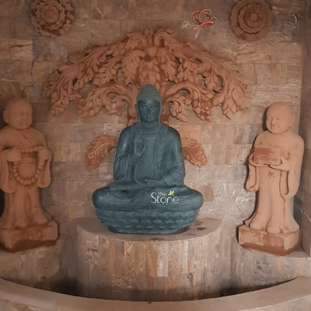 Black Buddha Statue 42″