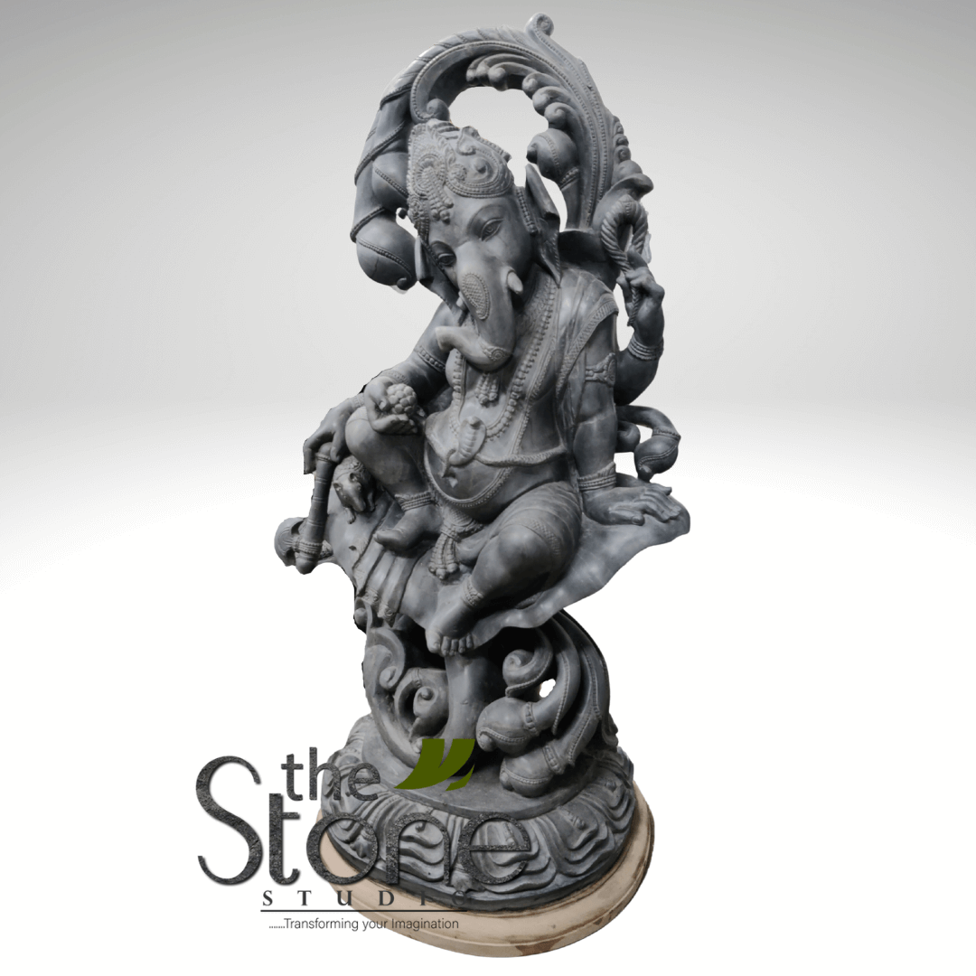 Black Ganesha 2.5ft