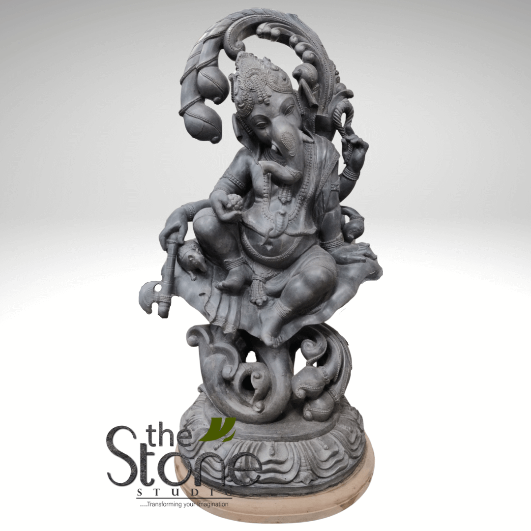 Black Ganesha 2.5ft