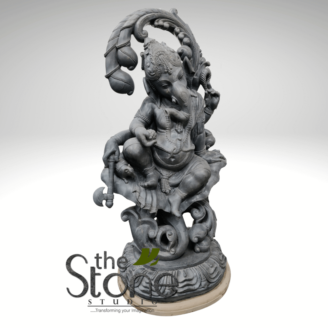 Black Ganesha 2.5ft
