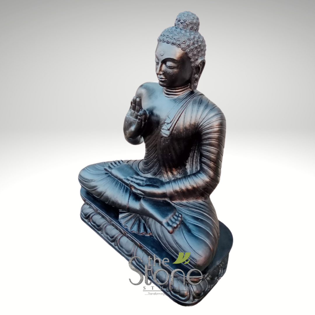 Black Buddha Idol 3ft