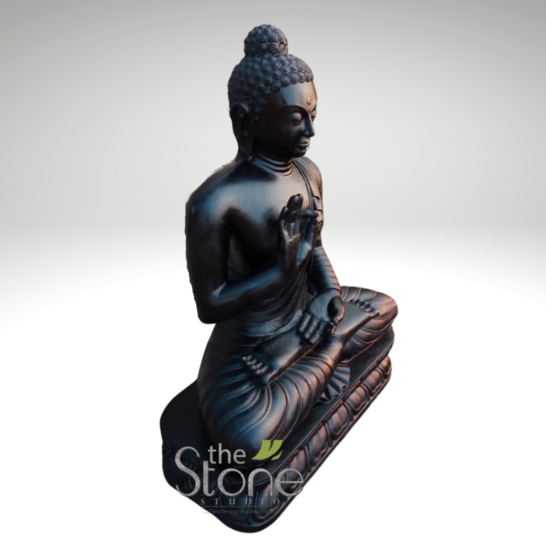 Black Buddha Idol 3ft