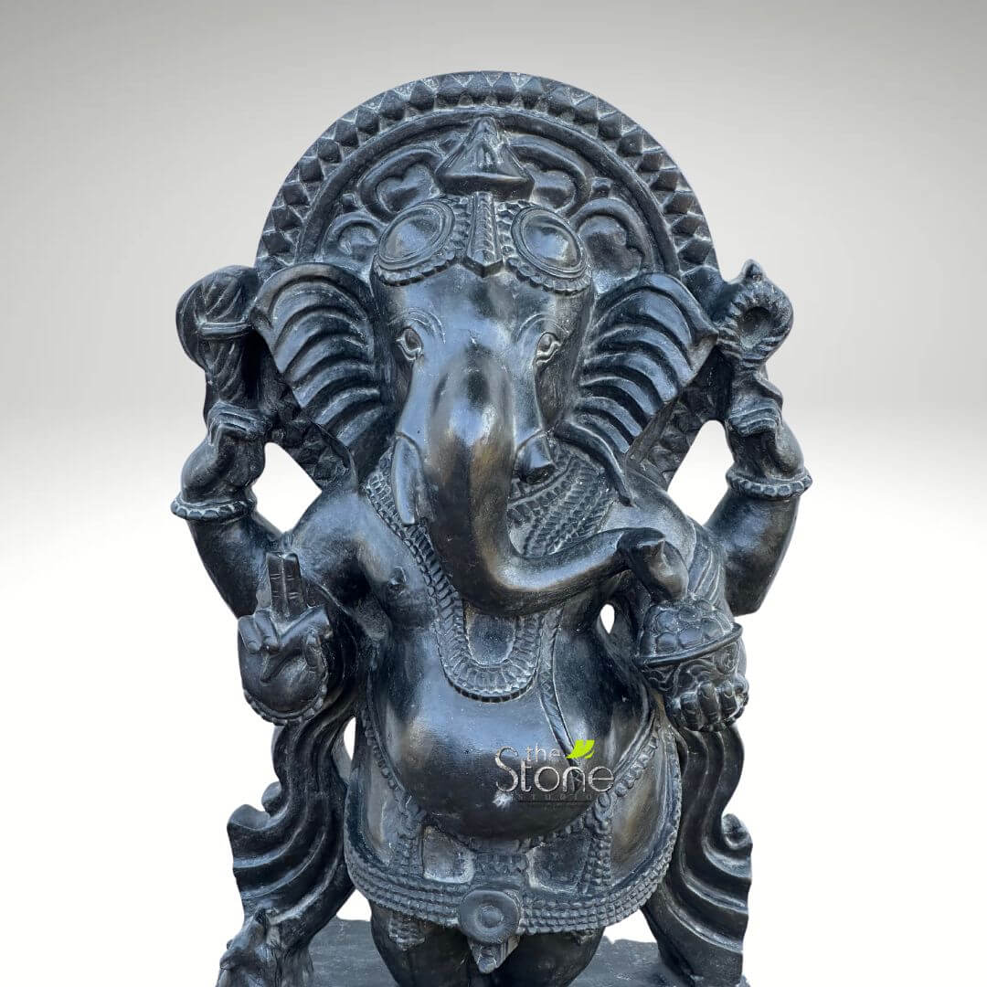 Standing Ganesha Idol 21″