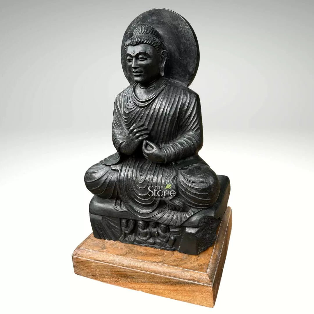 Seated Buddha From Gandhara 20″