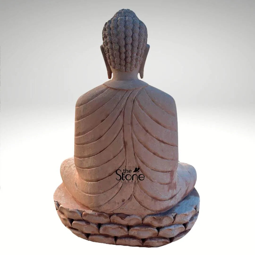 3 Feet Stone Buddha Statue