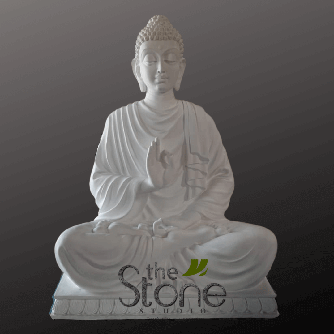 Buddha Fiber Statue 5′