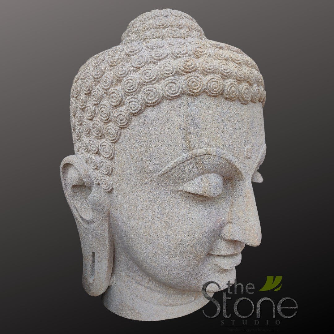 Buddha Head Statue 3′