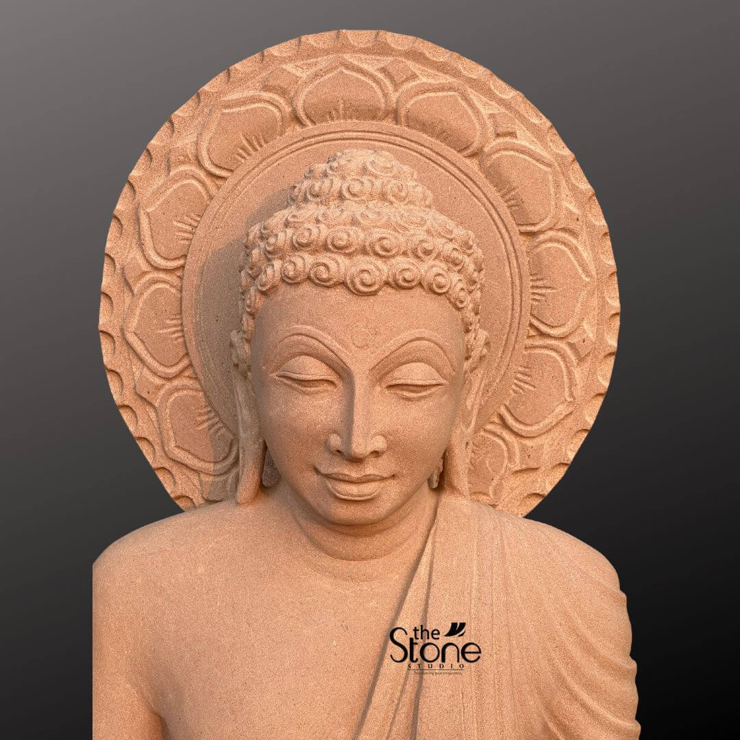 Stone Buddha Garden Statue 3.5ft
