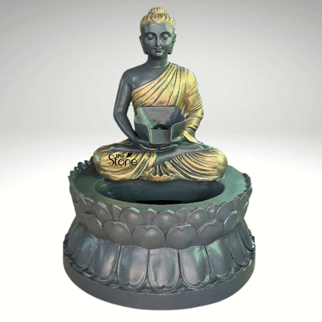 Buddha Statue With Fountain 3ft