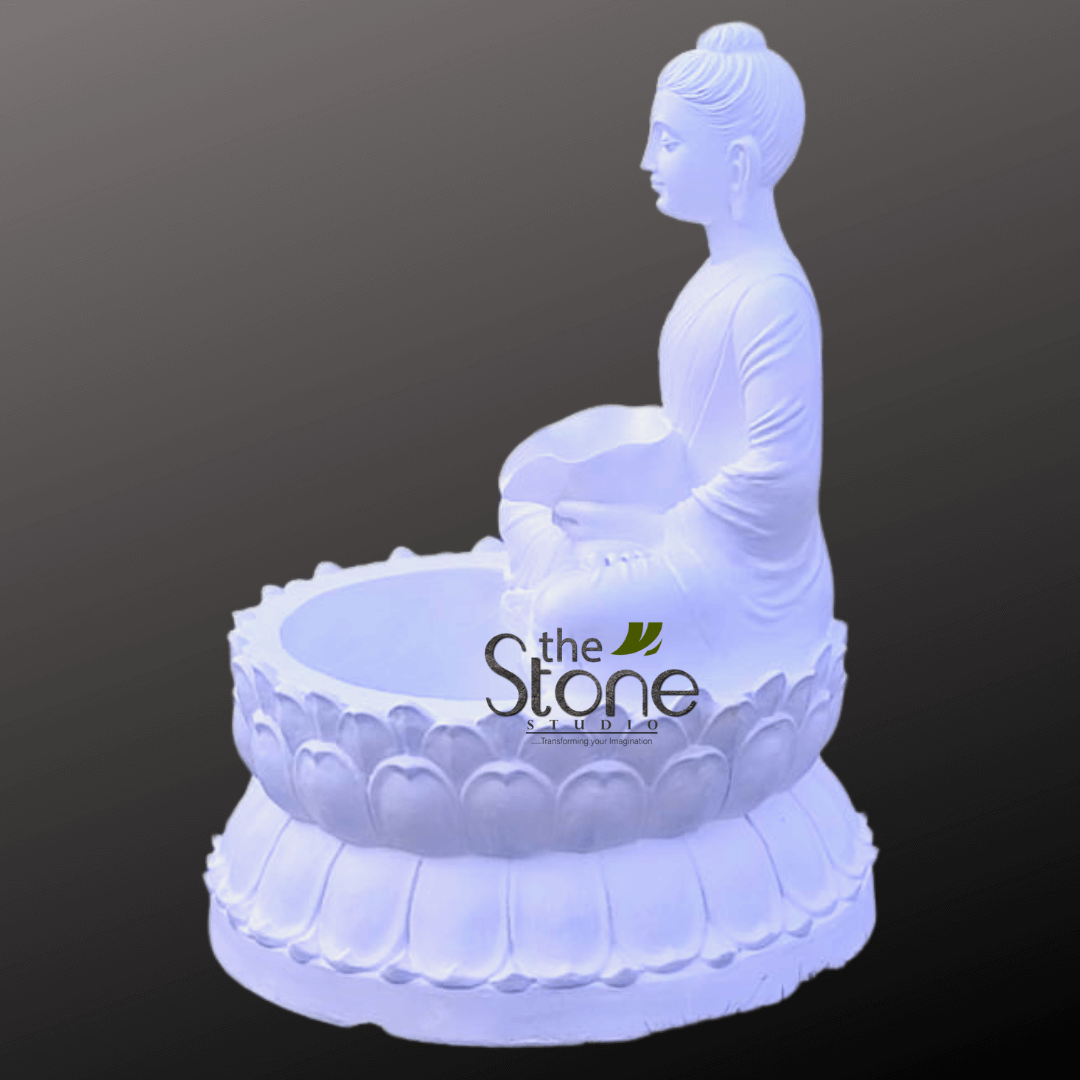 Buddha Statue With Fountain 3ft