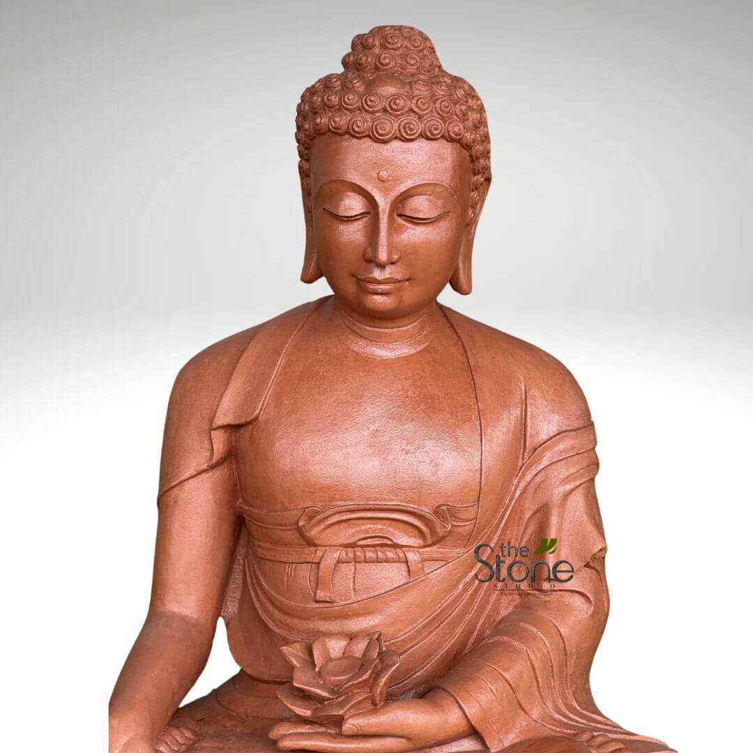Lotus Buddha statue 3ft