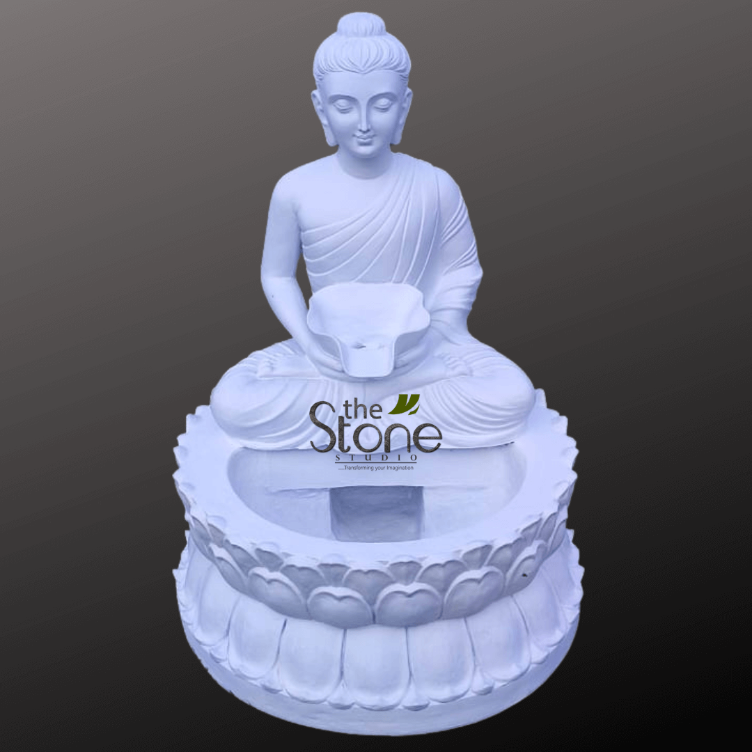 Buddha Statue With Fountain 3ft