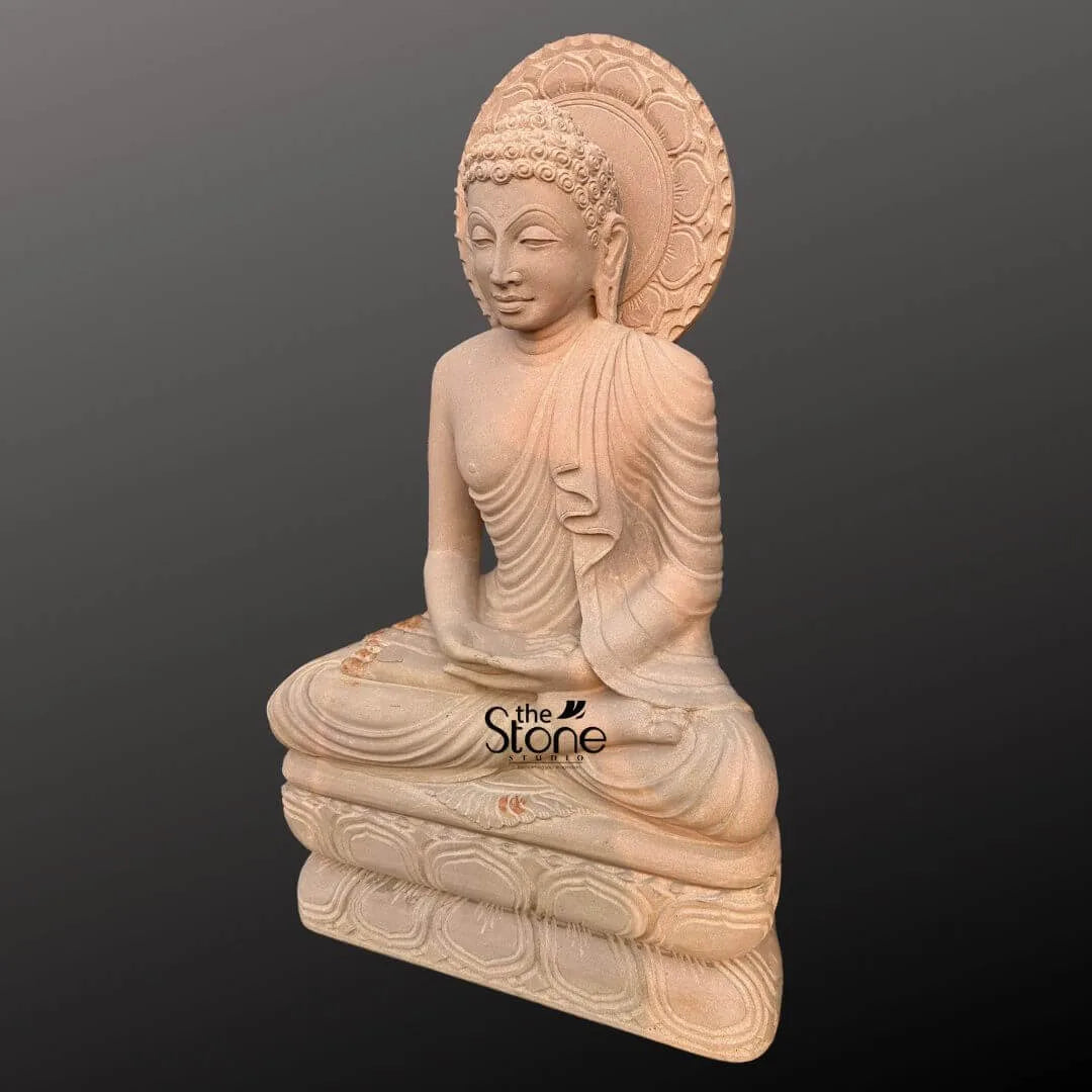 Stone Buddha Garden Statue 3.5ft