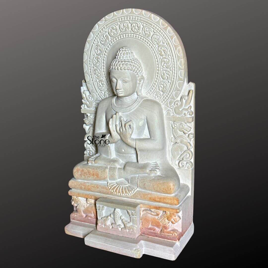 Sarnath Buddha Stone Statue 10″