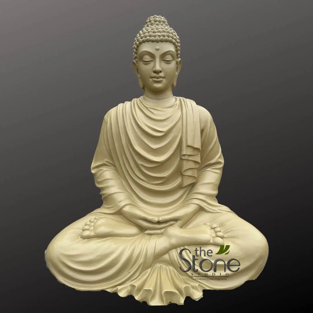 Fibre Buddha Statue 4′