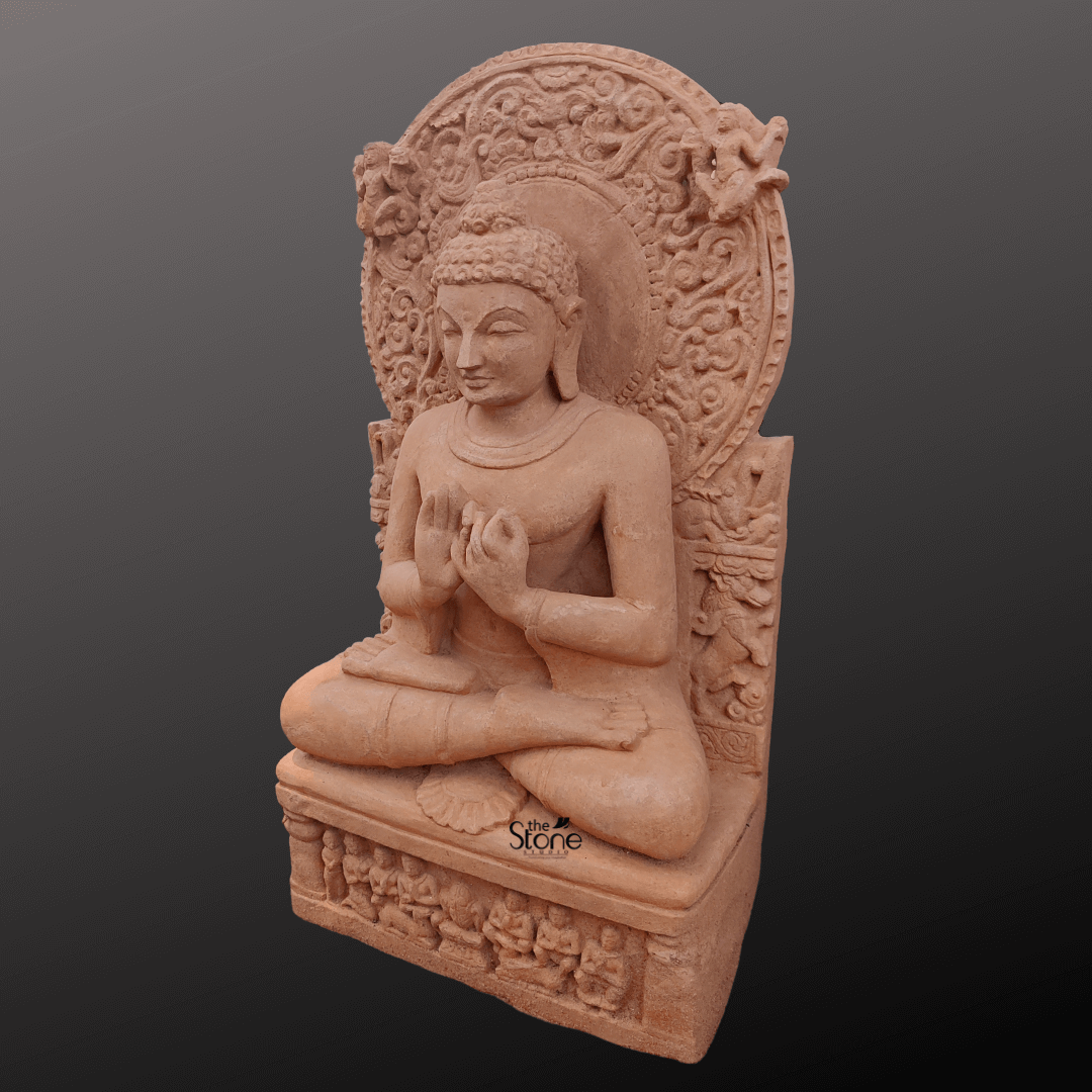 Dharmachakra Buddha Statue For Garden 3ft