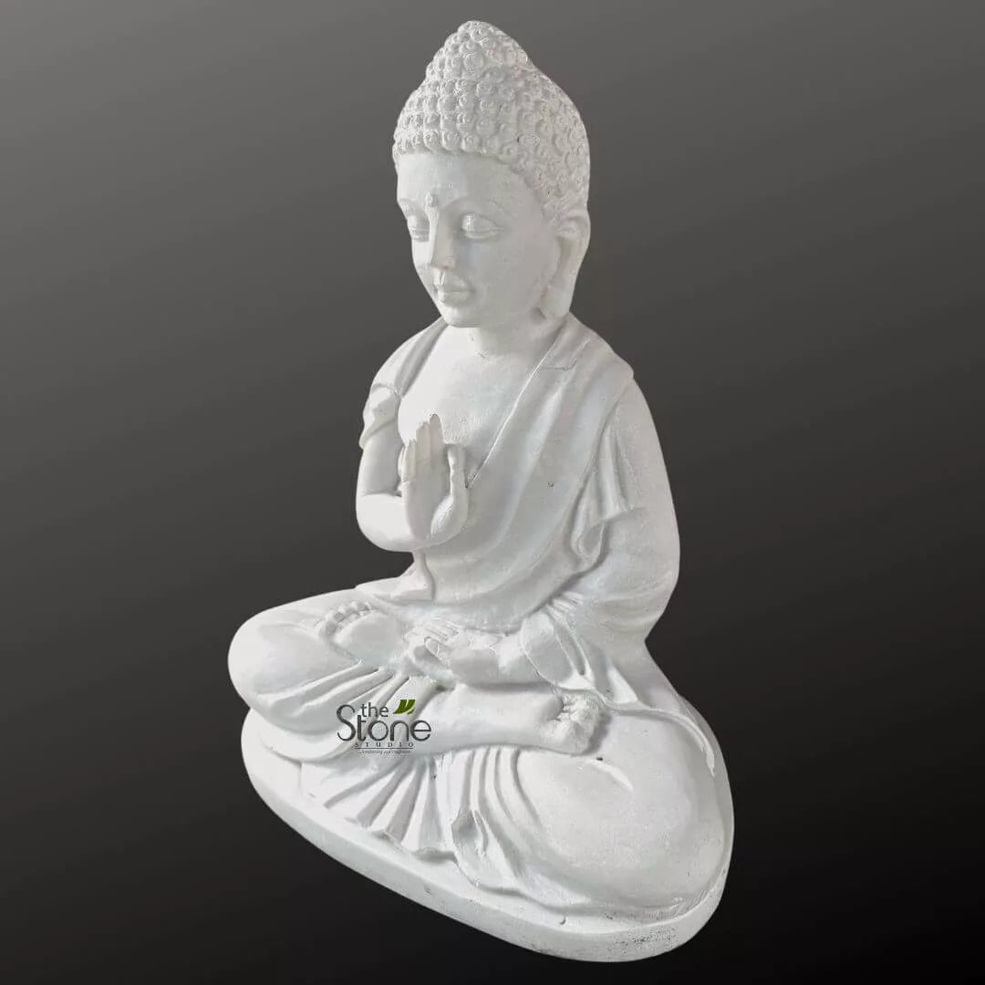 18 inch Marble Buddha Statue