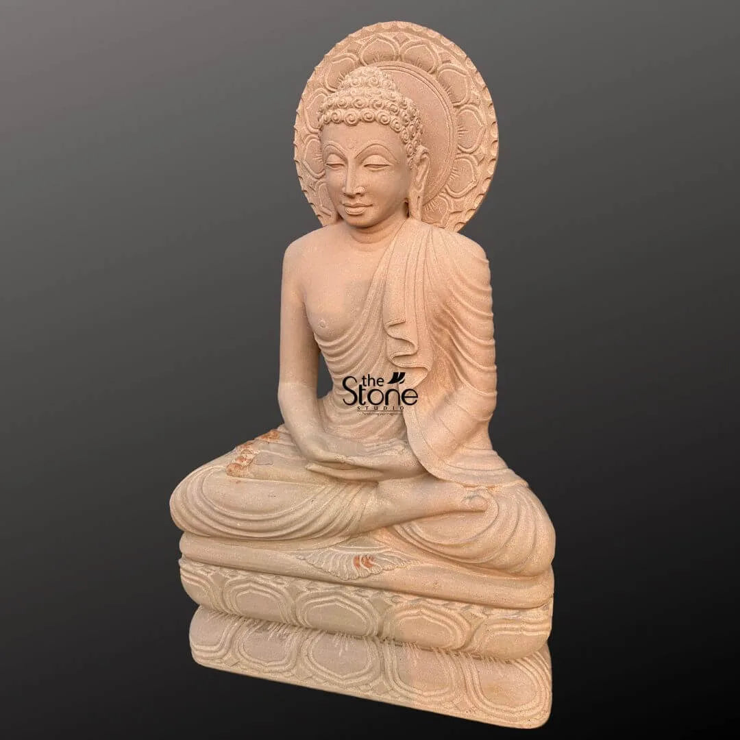 Stone Buddha Garden Statue 3.5ft