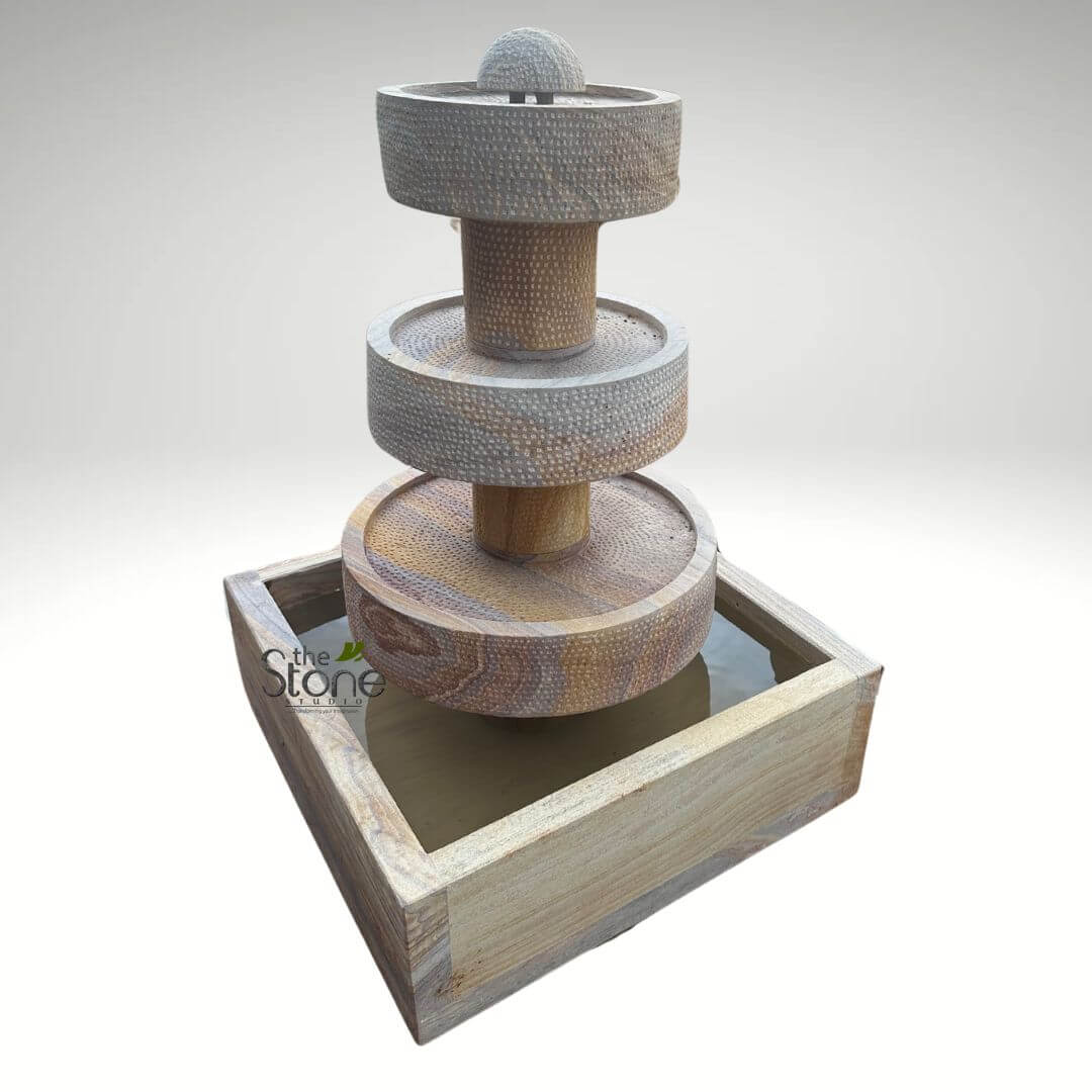Stone Layer Fountain for Garden 3.5ft