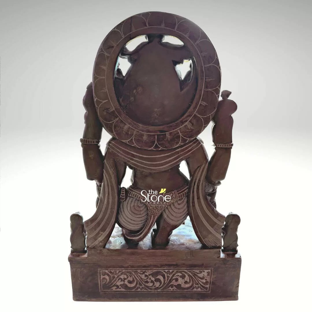 Standing Ganesha Unique Stone Statue 2ft