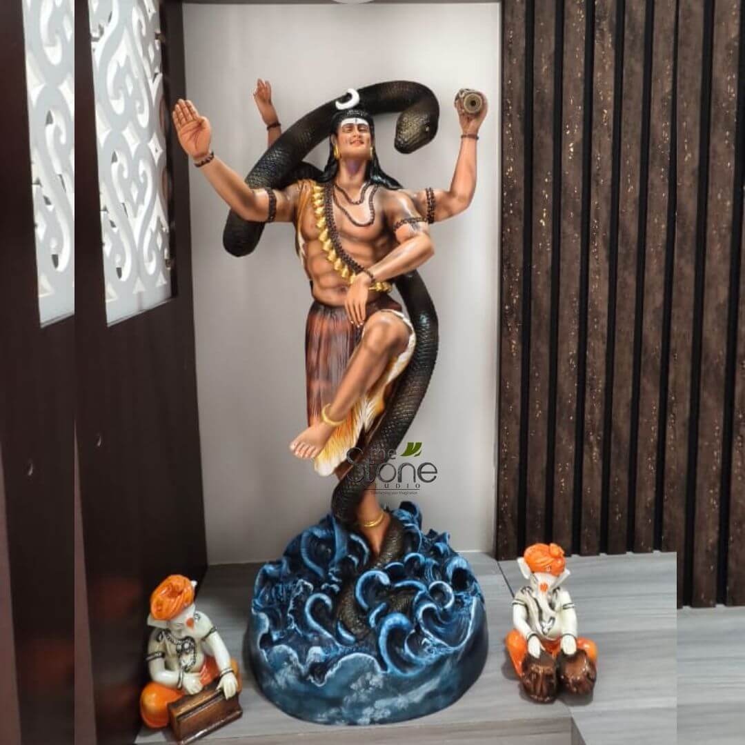 Vasuki Shiva Statue 2ft