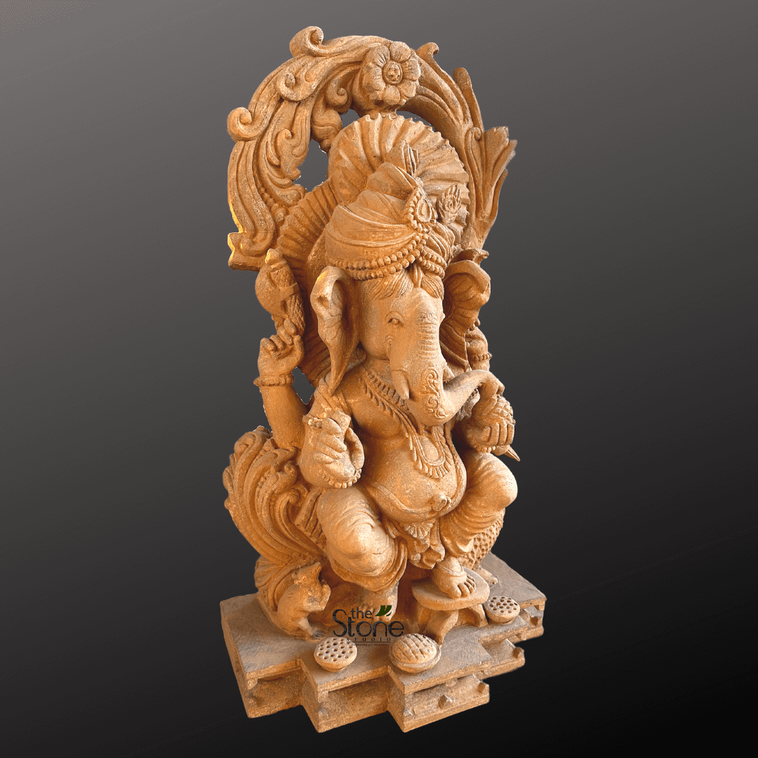 Lord Ganesha Stone Statue 2ft