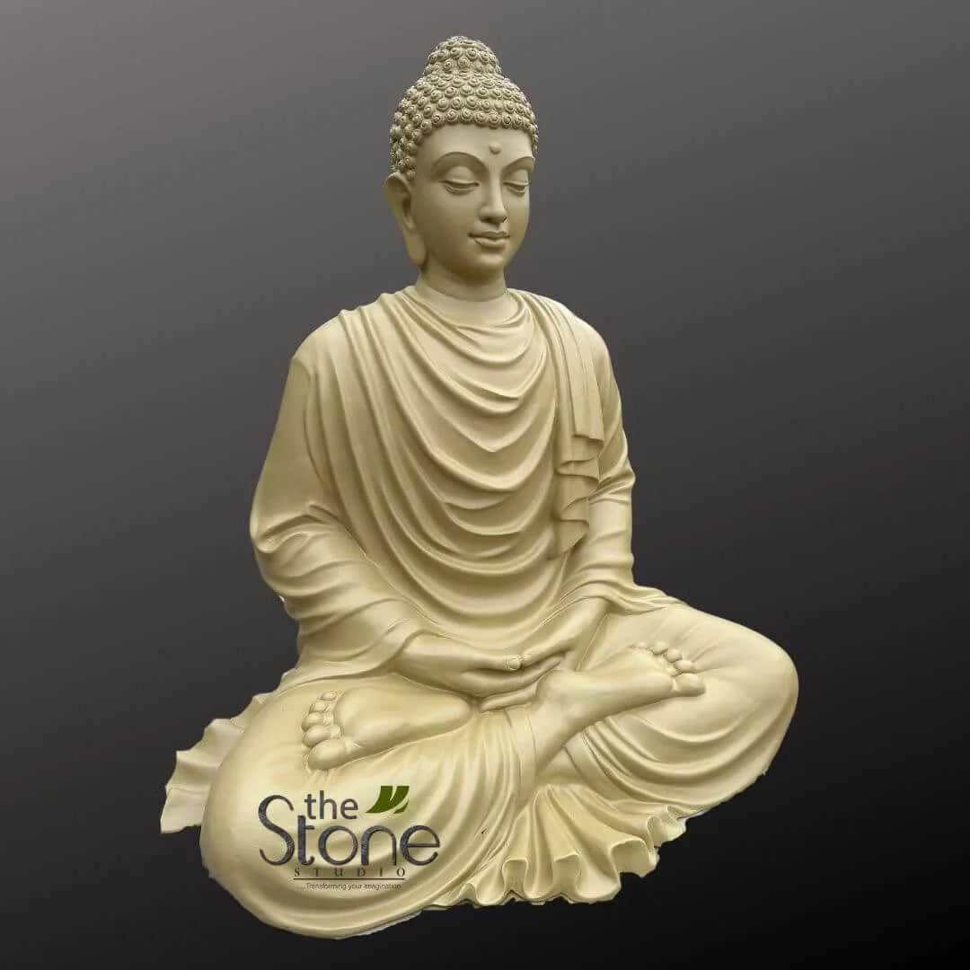 Fibre Buddha Statue 4′