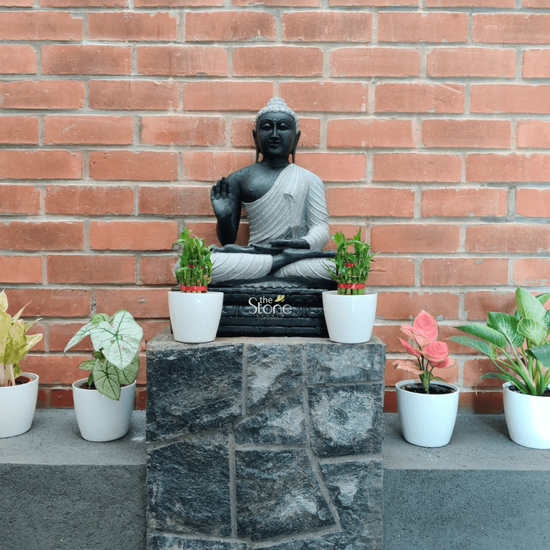 Dual Tone Buddha Statue 3ft