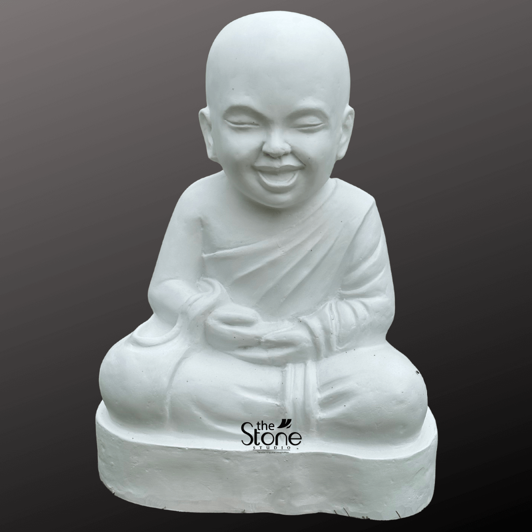 Laughing Buddha Baby Monk Statue 1.5ft