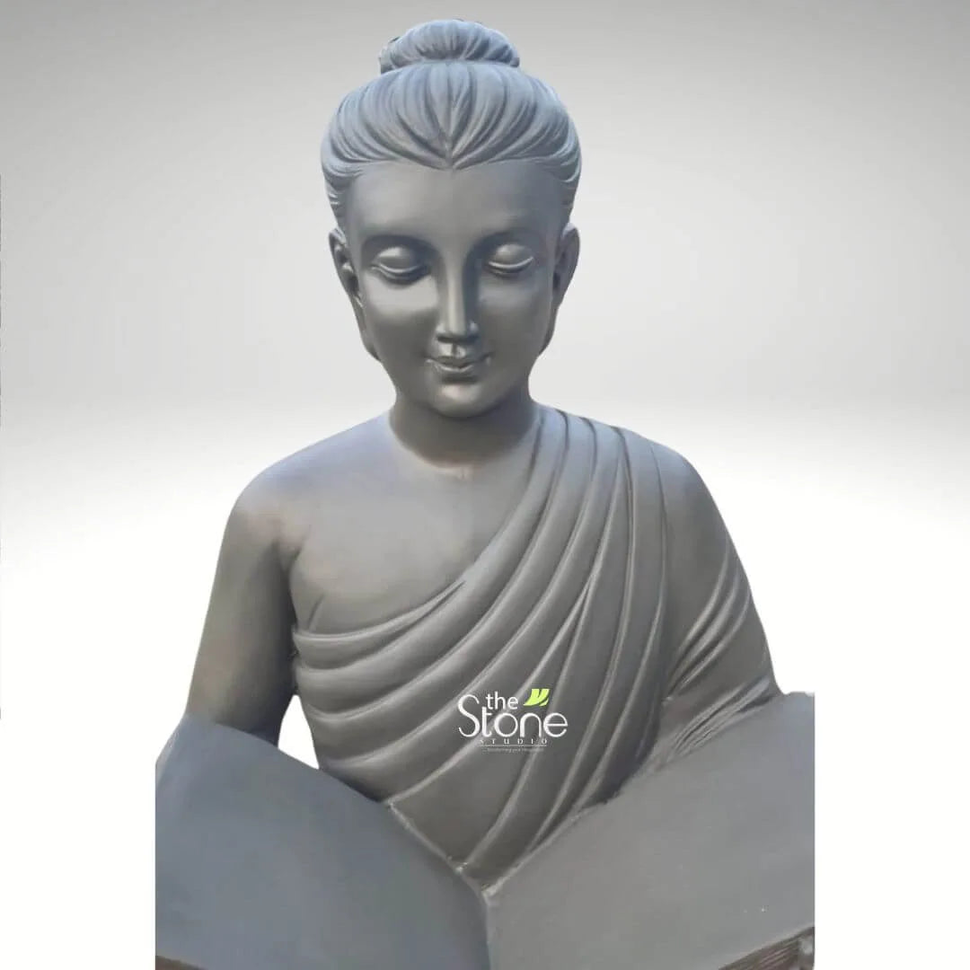 Buddha Statue With Book 3ft