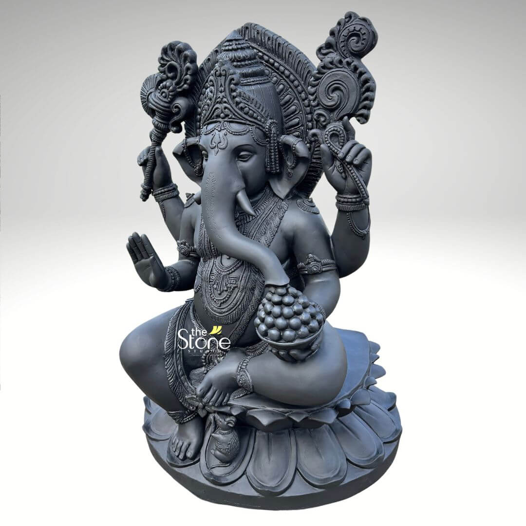 Fiber Ganesha Statue 3.5ft