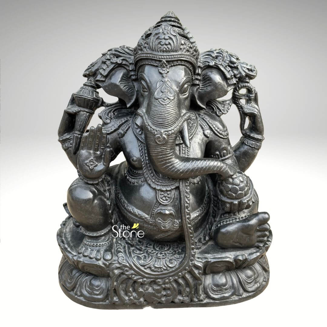 South Indian Style Ganesha Statue 18″