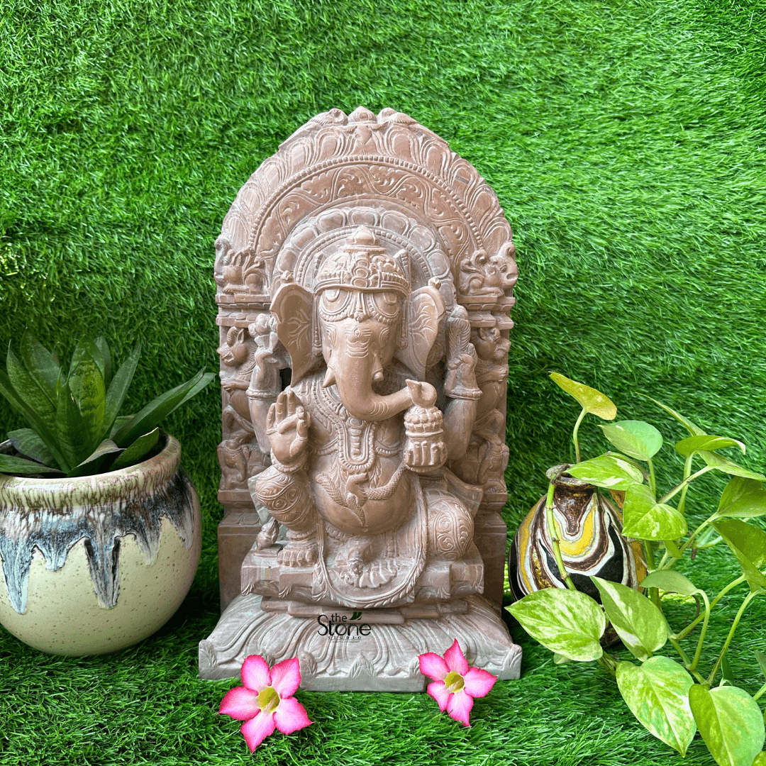 Lord Ganesha Idol For Home Puja 15″