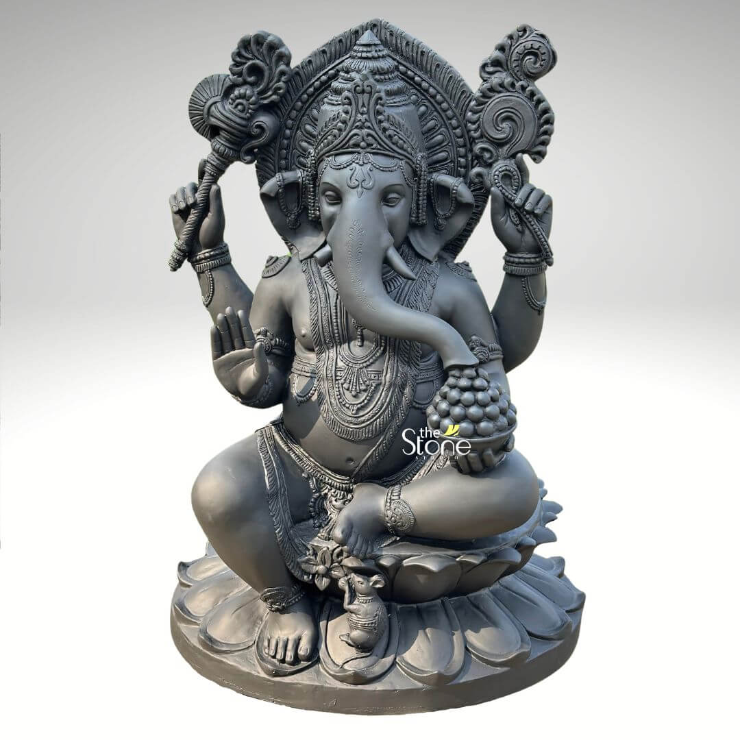 Fiber Ganesha Statue 3.5ft