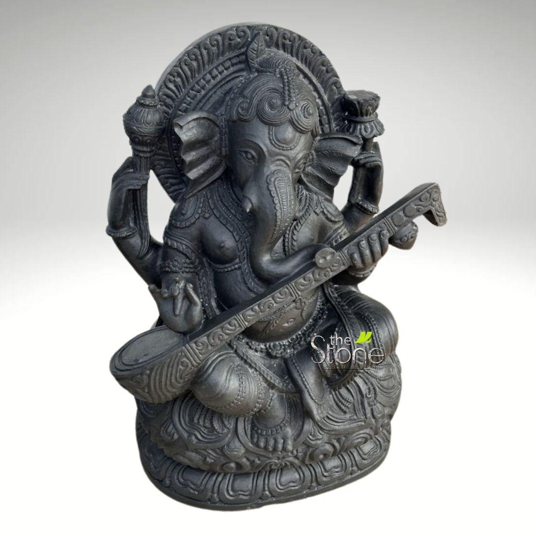 Veena Ganesha Statue 2ft
