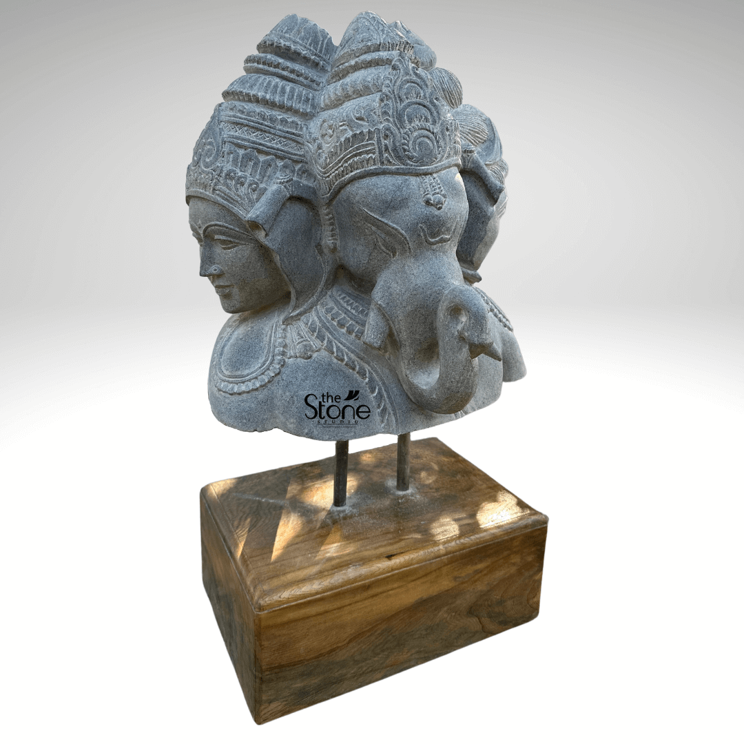 Shiv Parvati Ganesh Murti 30″