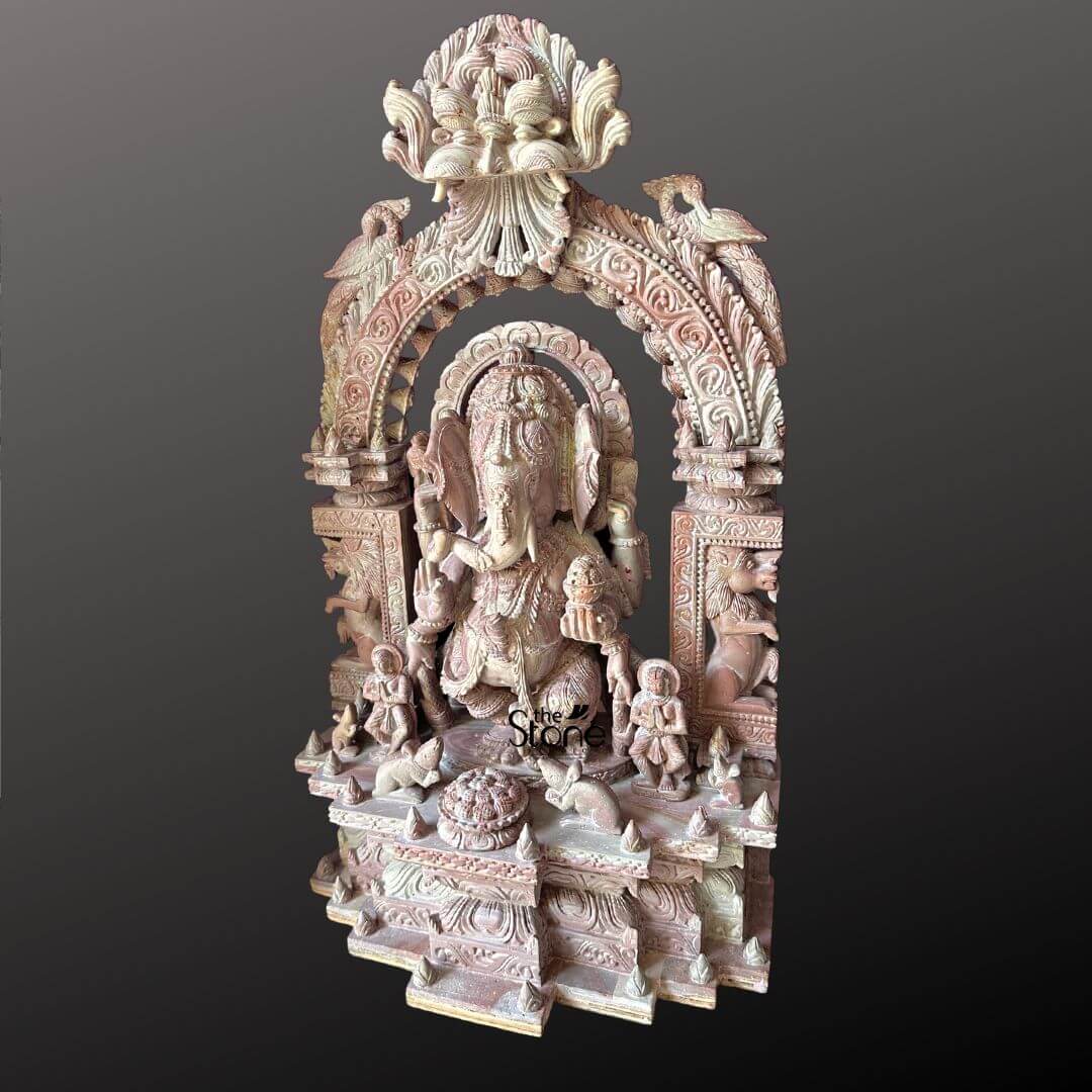 Stone Ganesha Statue 2ft