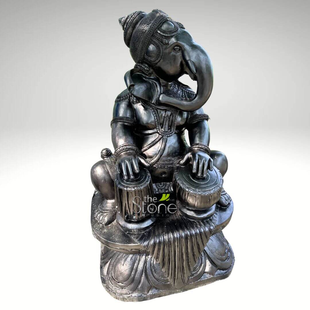 Ganpati Playing Tabla Statue 5ft