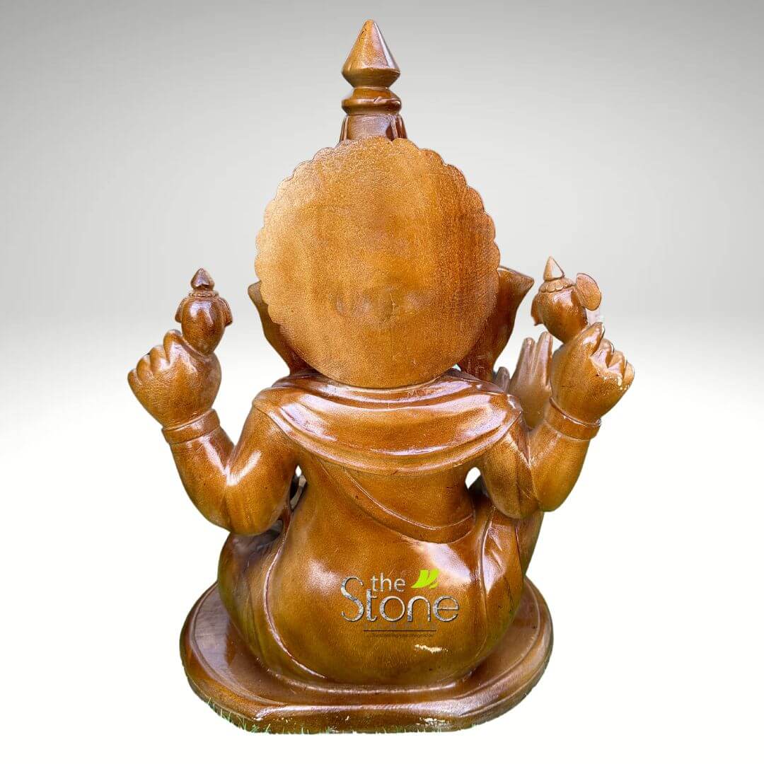 Lord Ganesha Wooden Statue 2ft