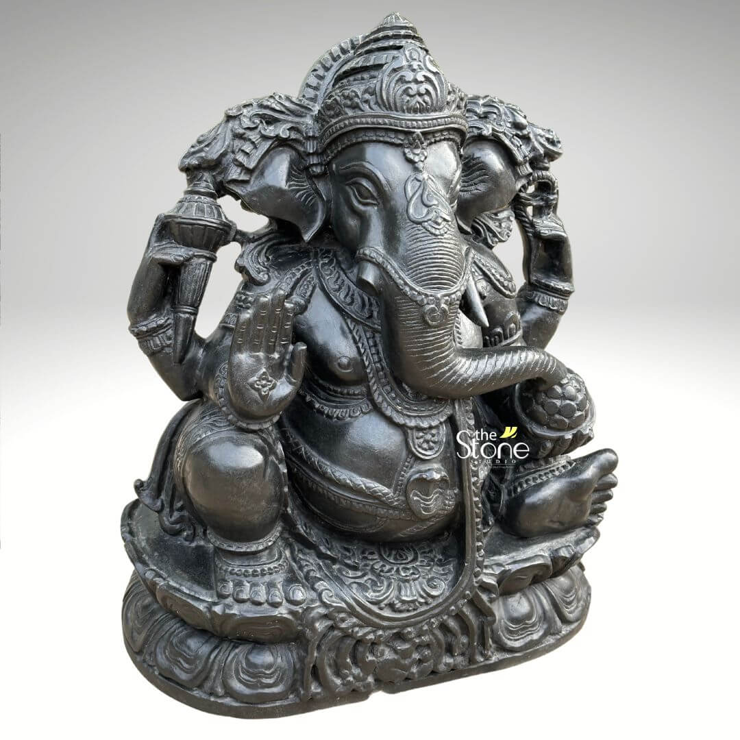 South Indian Style Ganesha Statue 18″