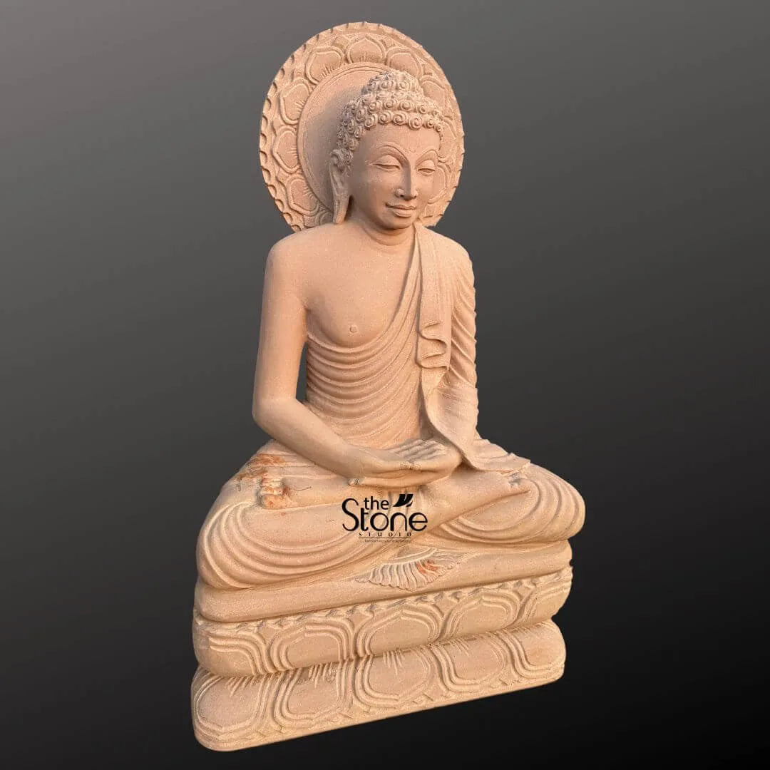 Stone Buddha Garden Statue 3.5ft